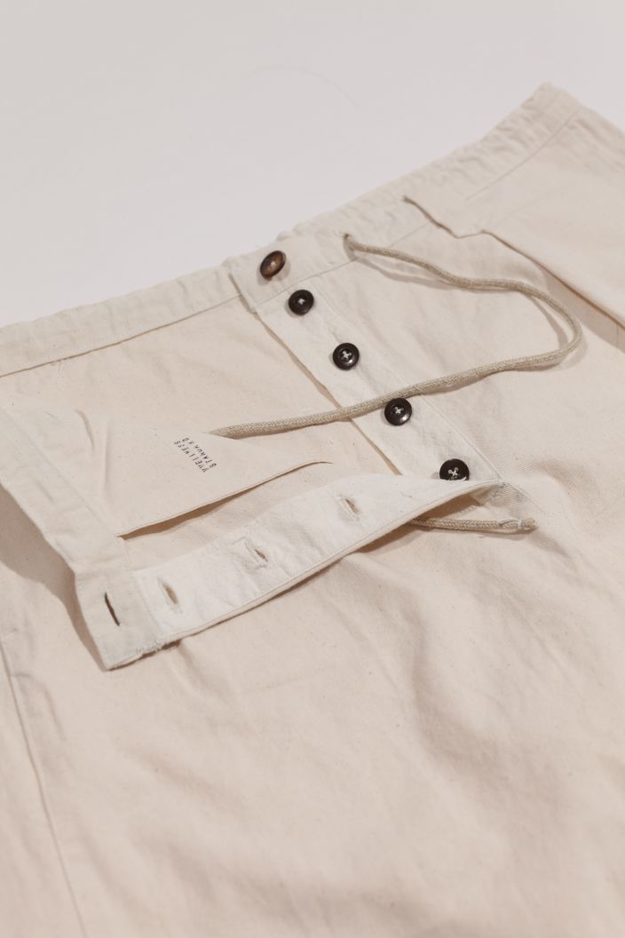 vvellness standard raw cotton pants — product view 3