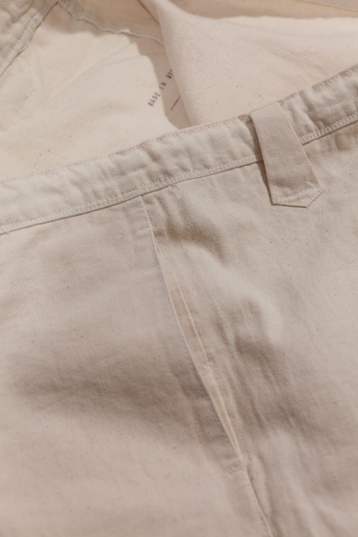 vvellness standard raw cotton pants — product view 6