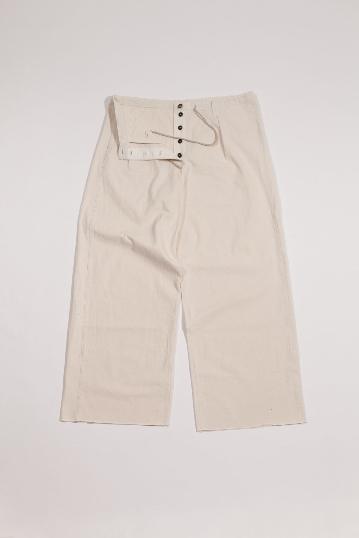 vvellness standard raw cotton pants — product view 2