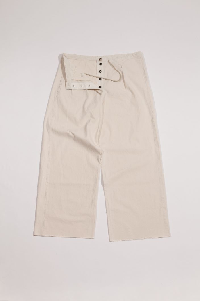 vvellness standard raw cotton pants — product view 2