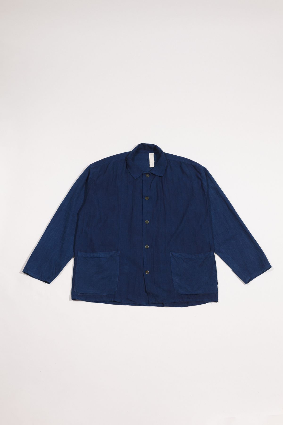 soft cotton indigo shirt S01/2026 — product view 2