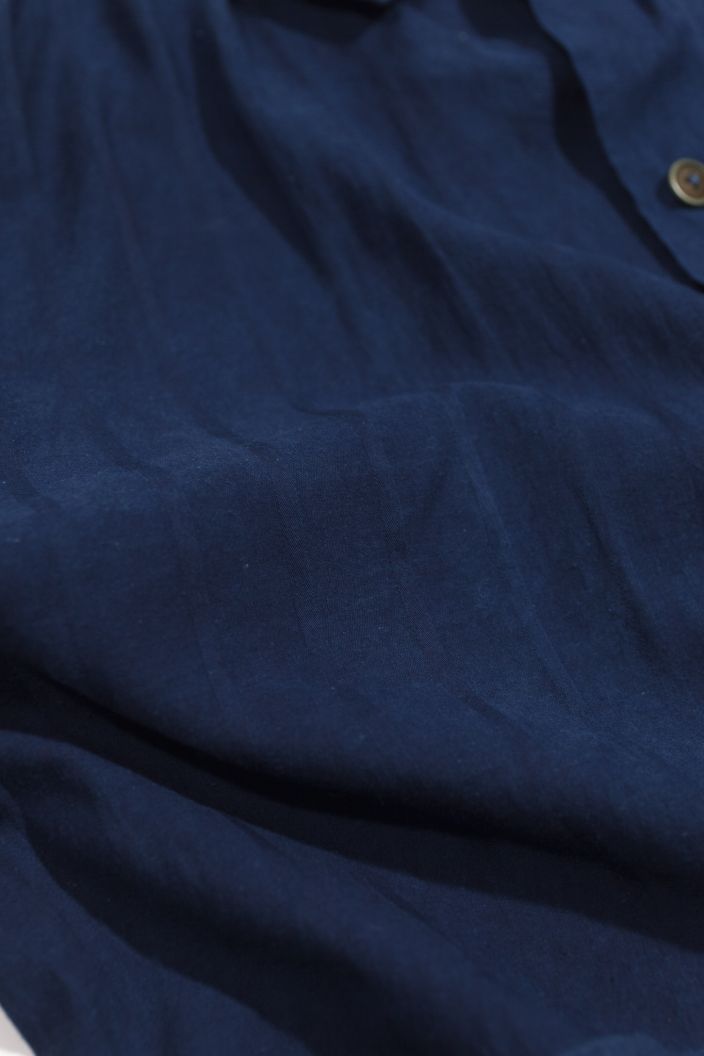 soft cotton indigo shirt S01/2026 — product view 5