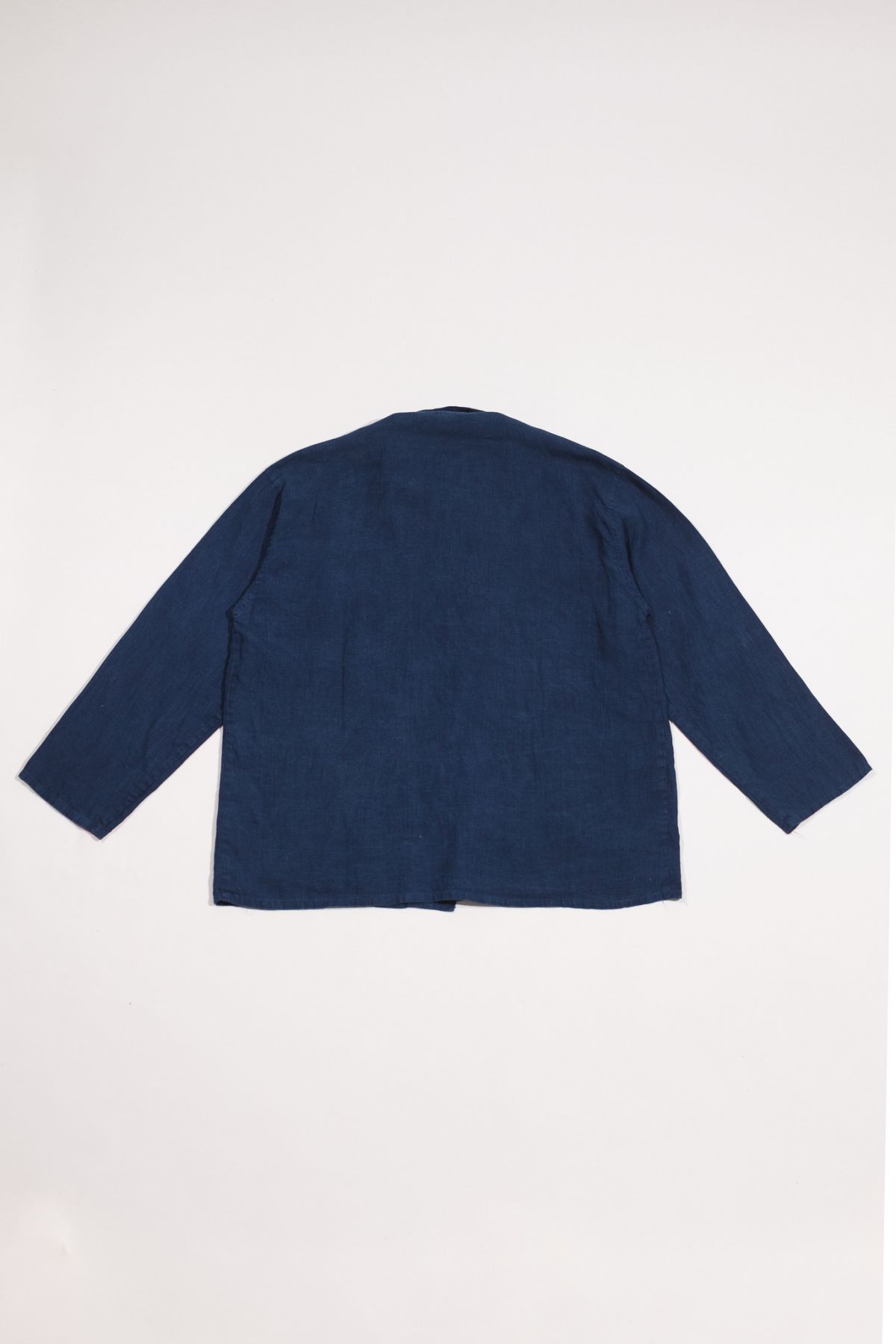 linen indigo shirt 02/ S01/2026 — product view 3