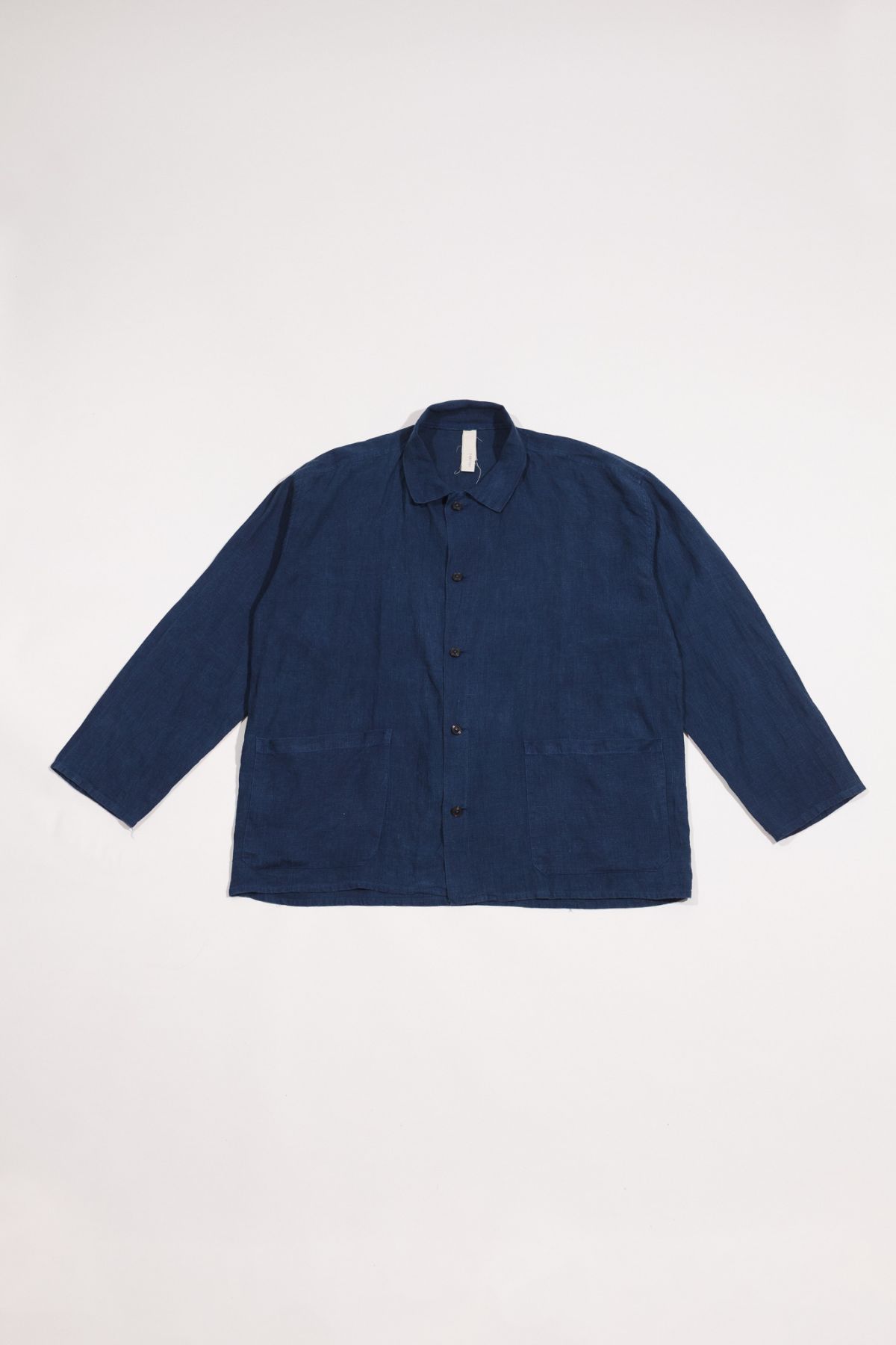 linen indigo shirt 02/ S01/2026 — product view 2