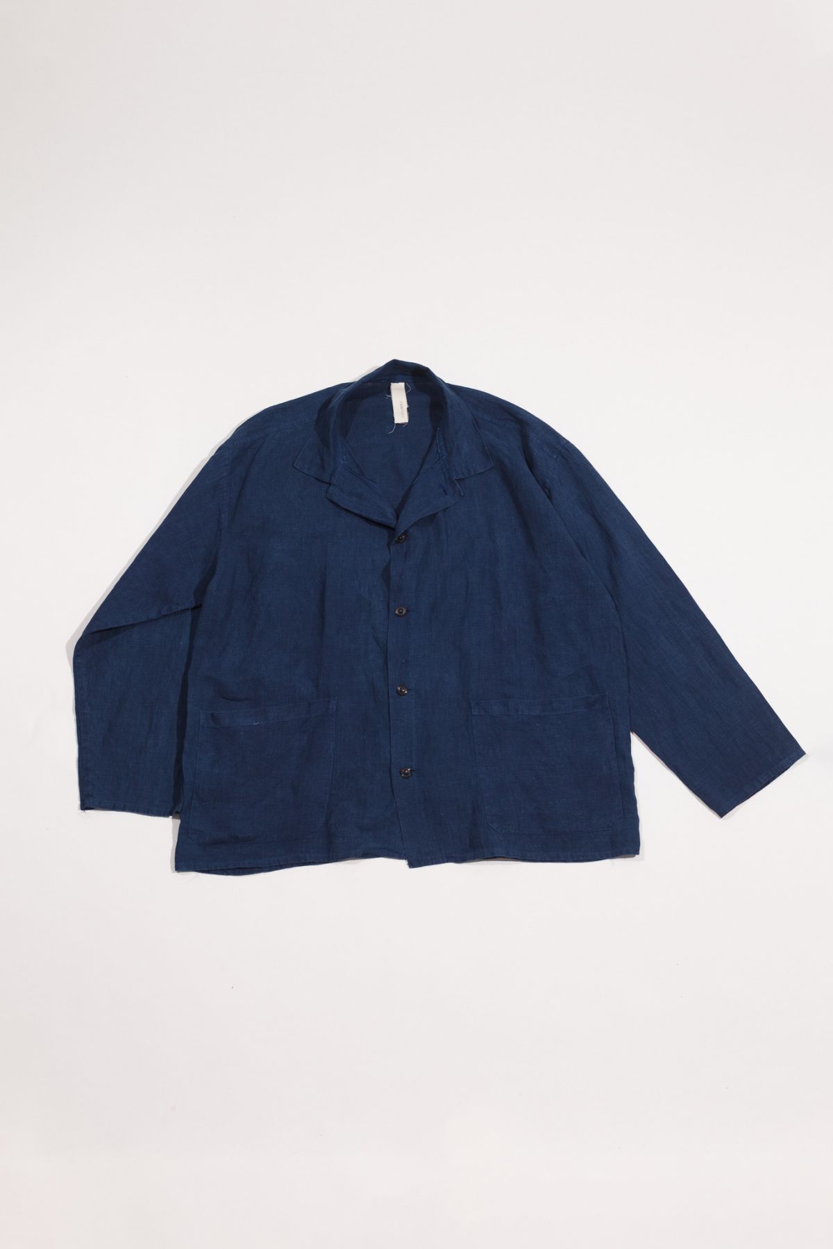 linen indigo shirt 02/ S01/2026 — product view 9