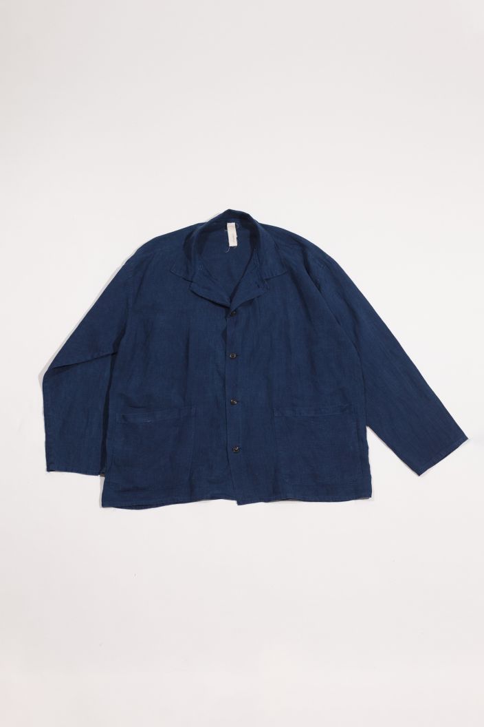 linen indigo shirt 02/ S01/2026 — product view 9