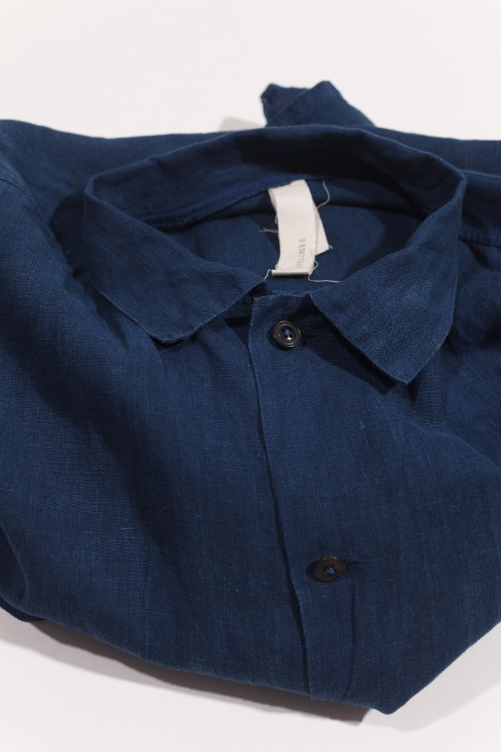 linen indigo shirt 02/ S01/2026 — product view 8