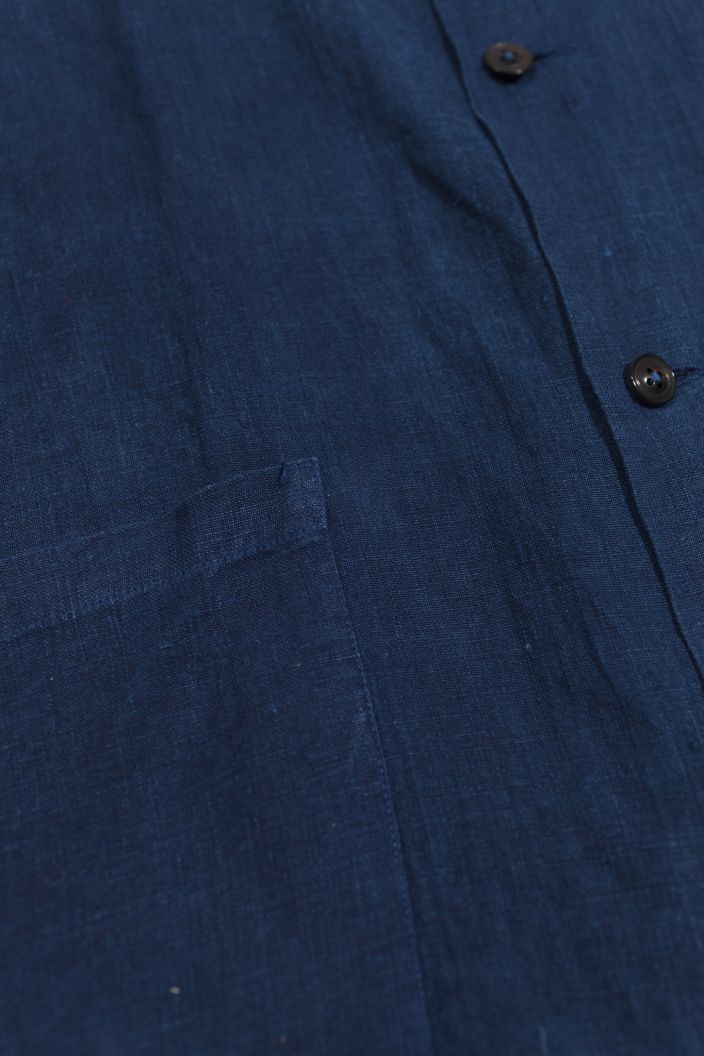 linen indigo shirt 02/ S01/2026 — product view 5