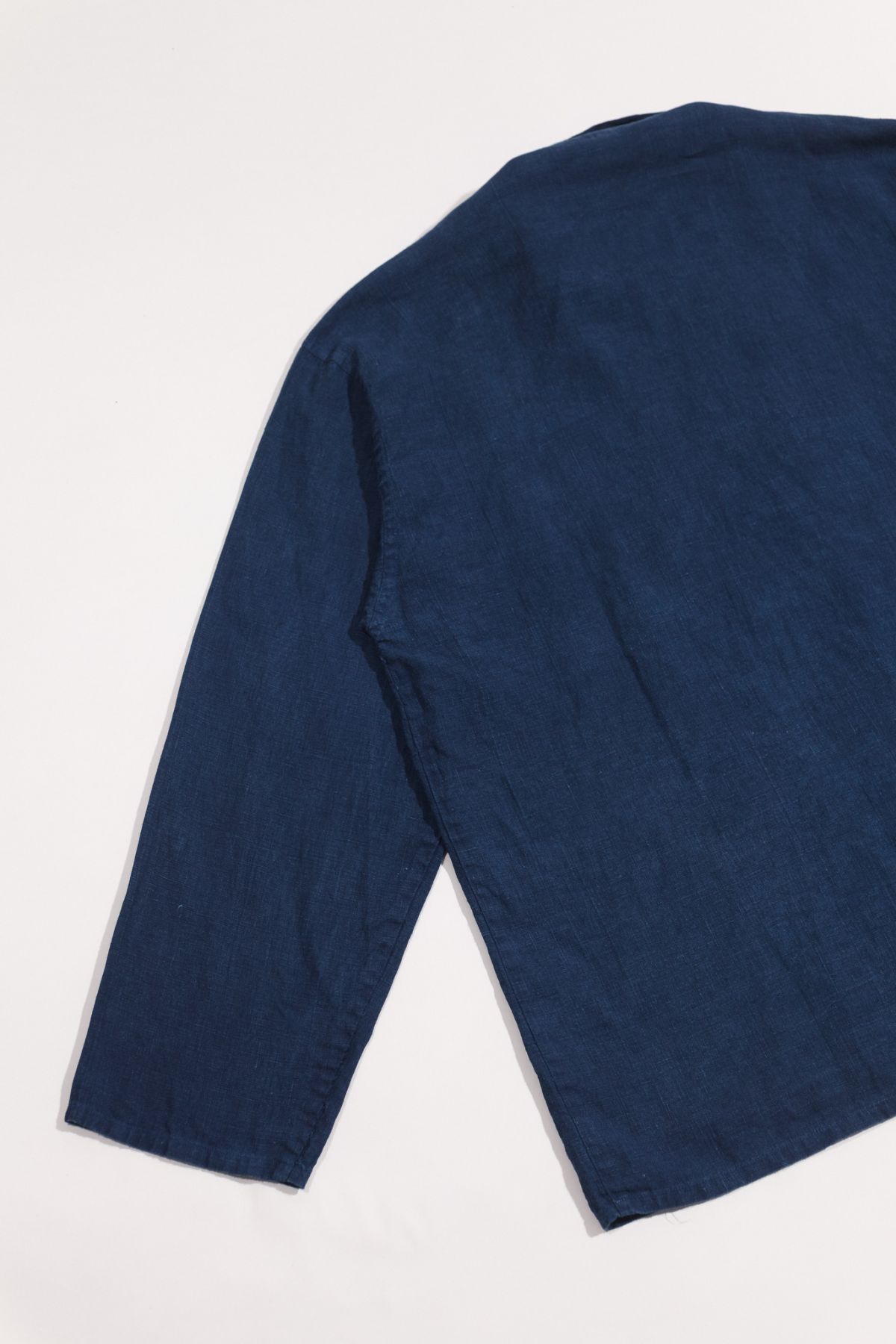 linen indigo shirt 02/ S01/2026 — product view 7