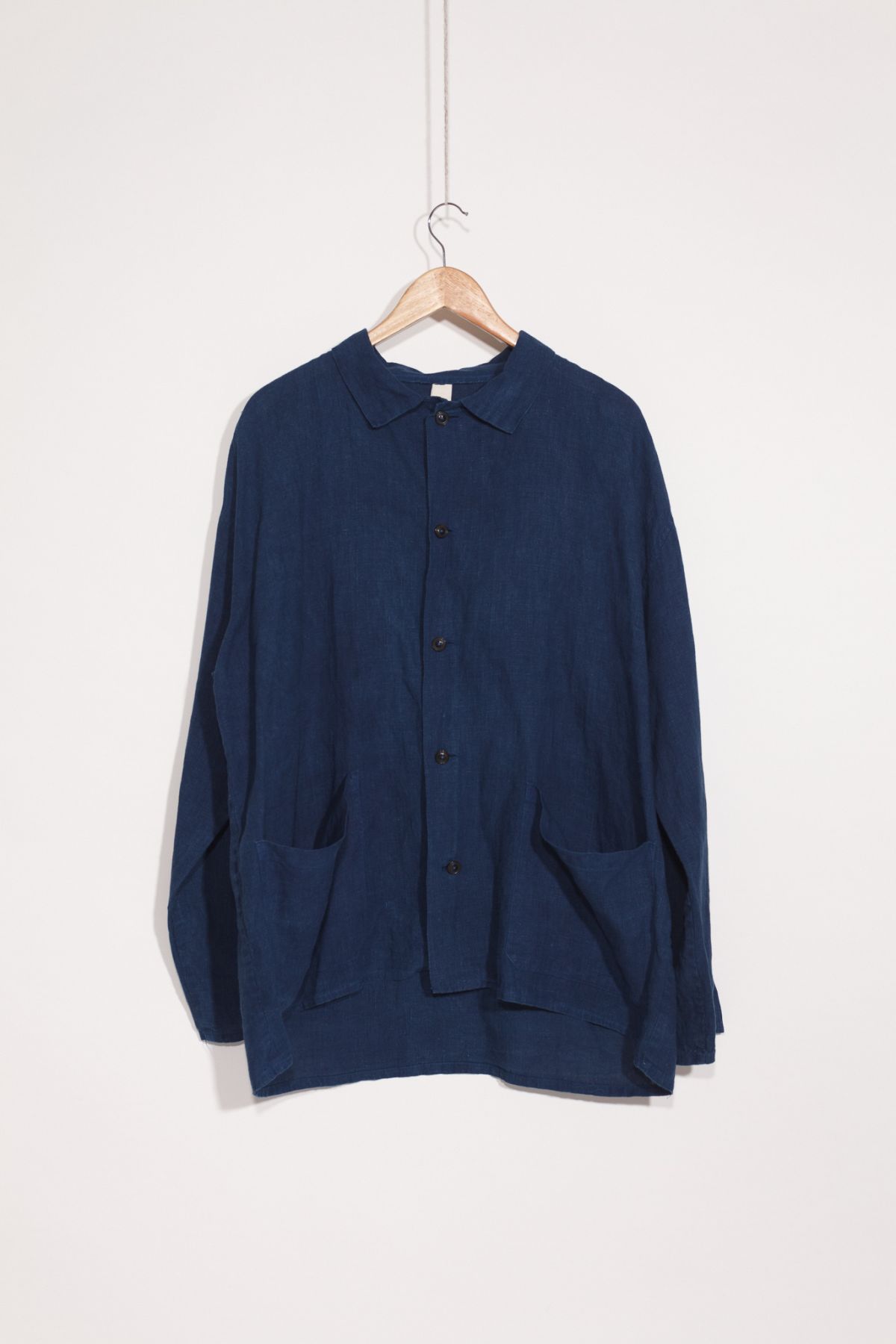 linen indigo shirt 02/ S01/2026 — product view 1
